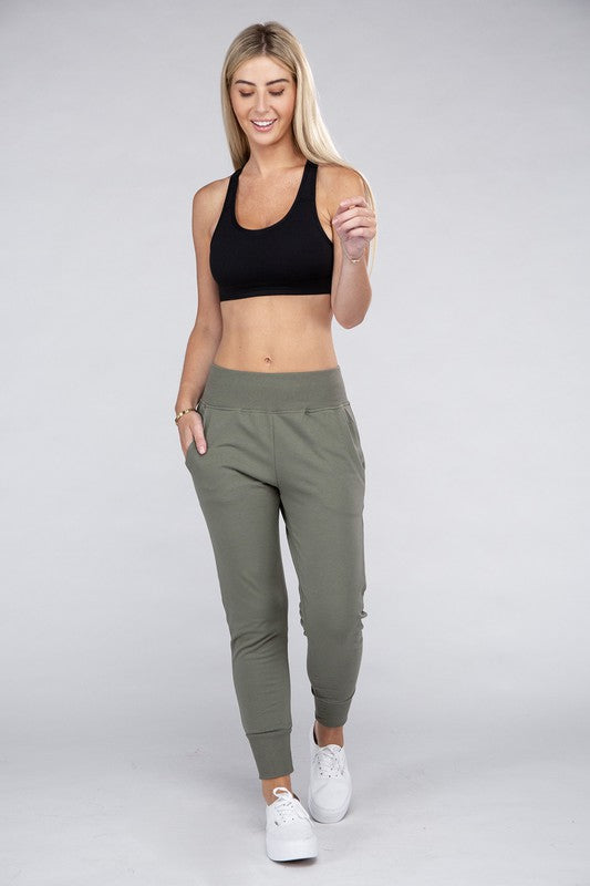Comfy Stretch Lounge Sweat Pants - Christi's Boutique