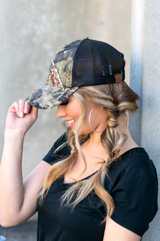 CC Mossy Oak Baseball Cap Hat - Christi's Boutique