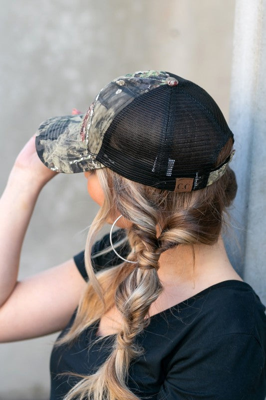 CC Mossy Oak Baseball Cap Hat - Christi's Boutique