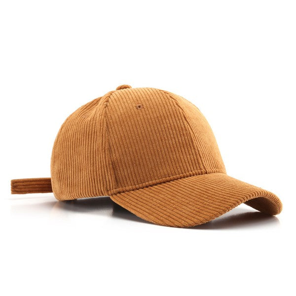 Corduroy Boyfriend Ball Cap - Christi's Boutique