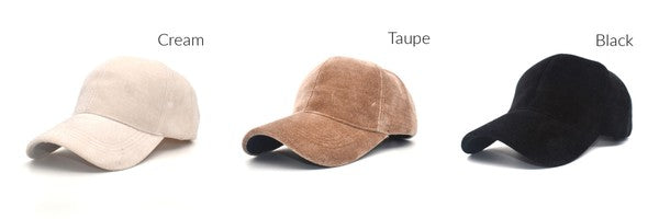 Velour Ball Cap - Christi's Boutique