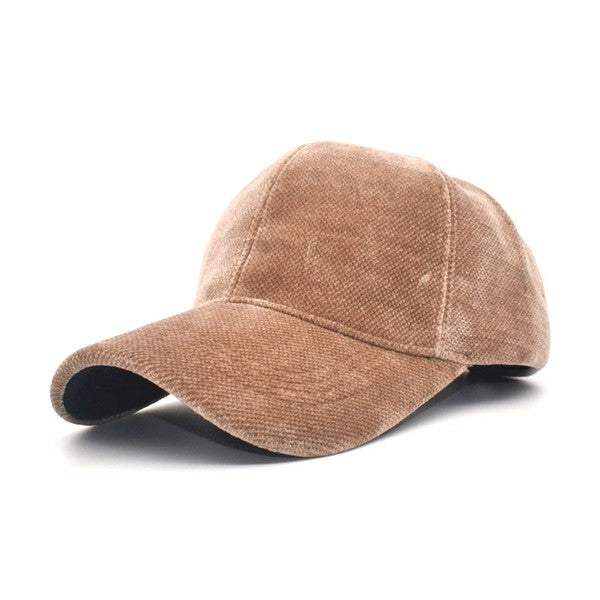 Velour Ball Cap - Christi's Boutique