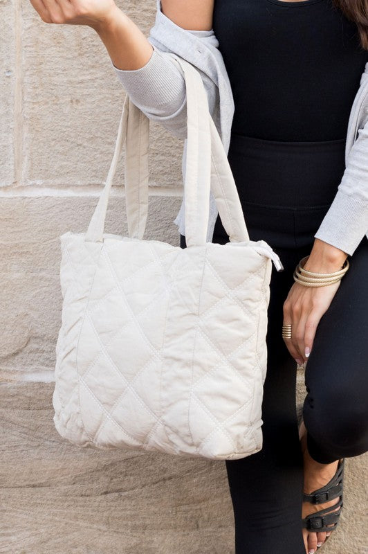 Quilted Tote - Christi's Boutique