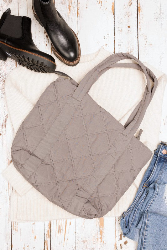 Quilted Tote - Christi's Boutique