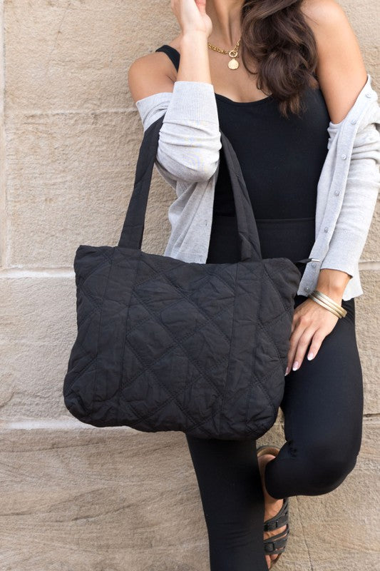 Quilted Tote - Christi's Boutique