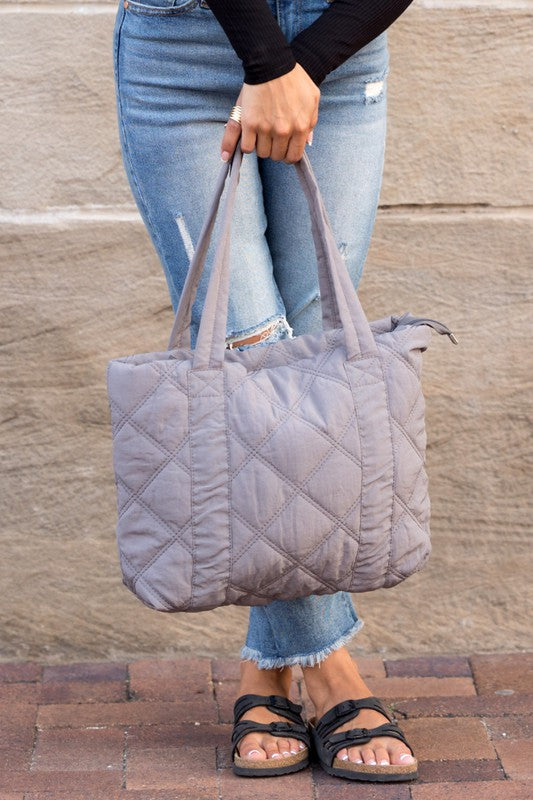 Quilted Tote - Christi's Boutique