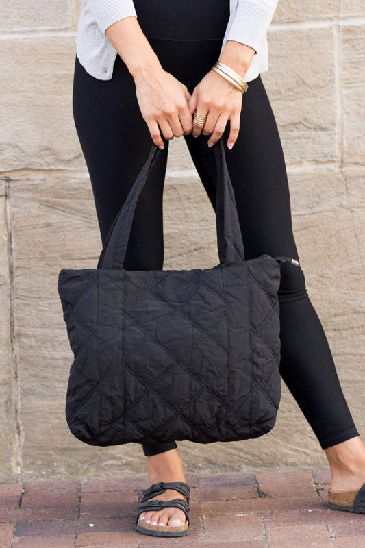 Quilted Tote - Christi's Boutique