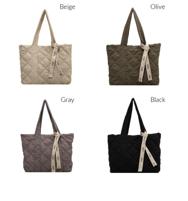 Quilted Tote - Christi's Boutique