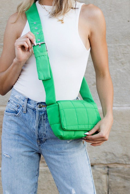 Selma Foldover Puffer Crossbody - Christi's Boutique