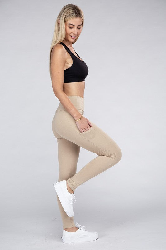 Active Leggings Featuring Concealed Pockets - Christi's Boutique