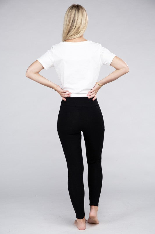 Active Leggings Featuring Concealed Pockets - Christi's Boutique
