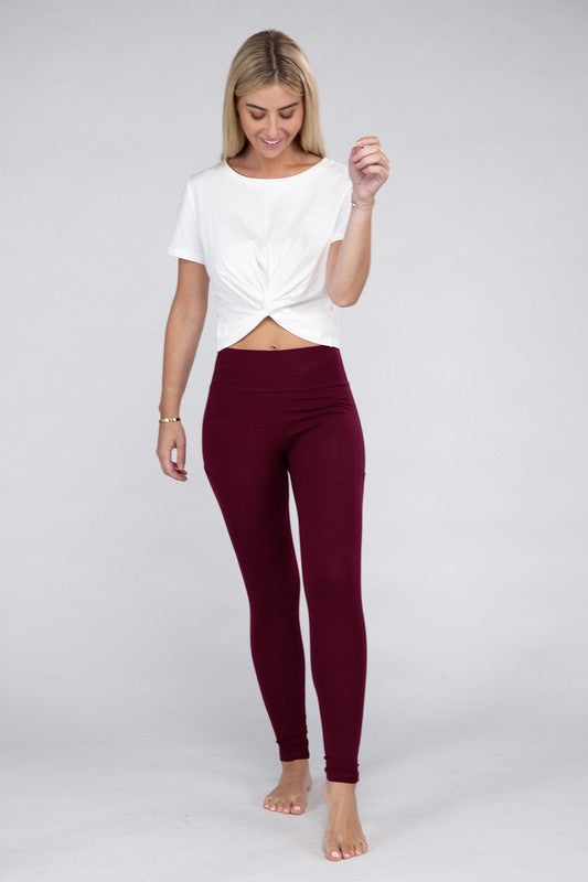 Active Leggings Featuring Concealed Pockets - Christi's Boutique