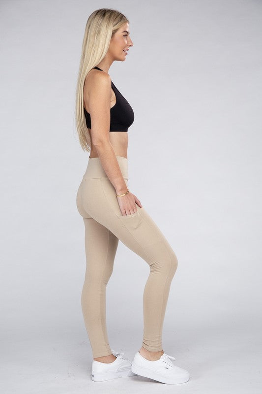 Active Leggings Featuring Concealed Pockets - Christi's Boutique