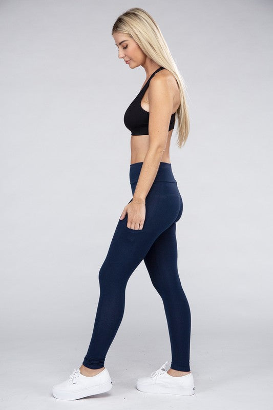 Active Leggings Featuring Concealed Pockets - Christi's Boutique