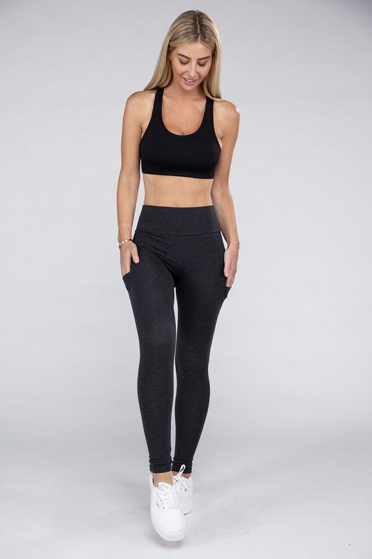 Active Leggings Featuring Concealed Pockets - Christi's Boutique