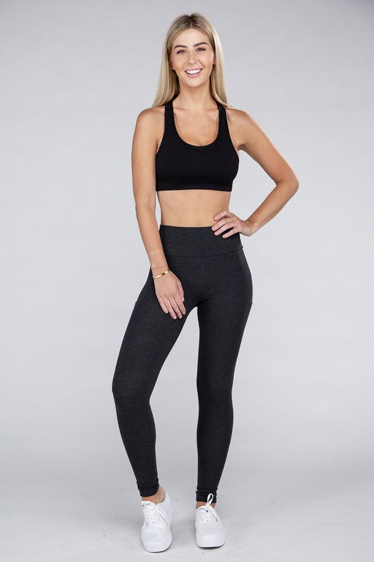 Active Leggings Featuring Concealed Pockets - Christi's Boutique