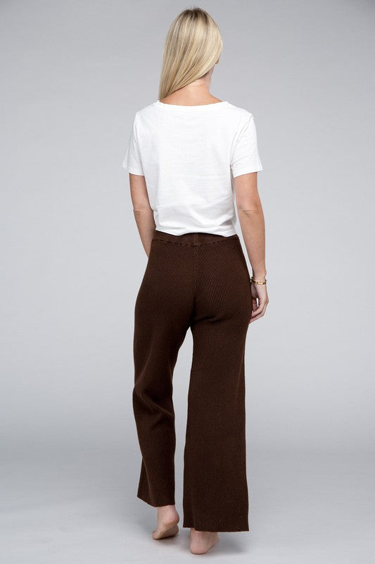 Solid Knit Pants - Christi's Boutique