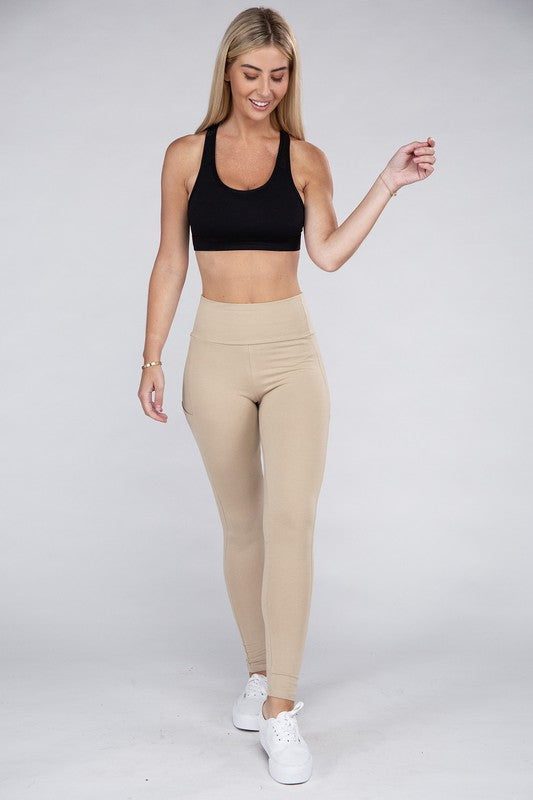 Active Leggings Featuring Concealed Pockets - Christi's Boutique