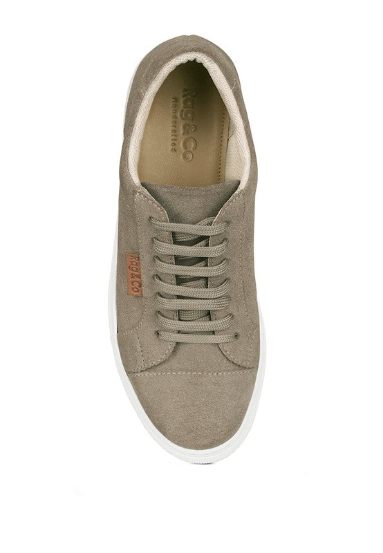ASHFORD FINE SUEDE HANDCRAFTED SNEAKERS - Christi's Boutique