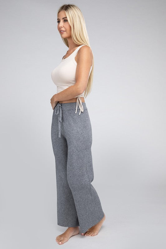 Solid Knit Pants - Christi's Boutique