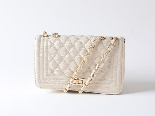 PU LEATHER QUILTED FASHION BAG - Christi's Boutique