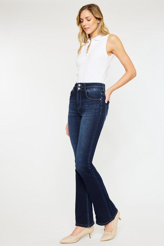 High Rise Wide Waistband Skinny Bootcut - Christi's Boutique