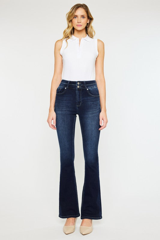 High Rise Wide Waistband Skinny Bootcut - Christi's Boutique