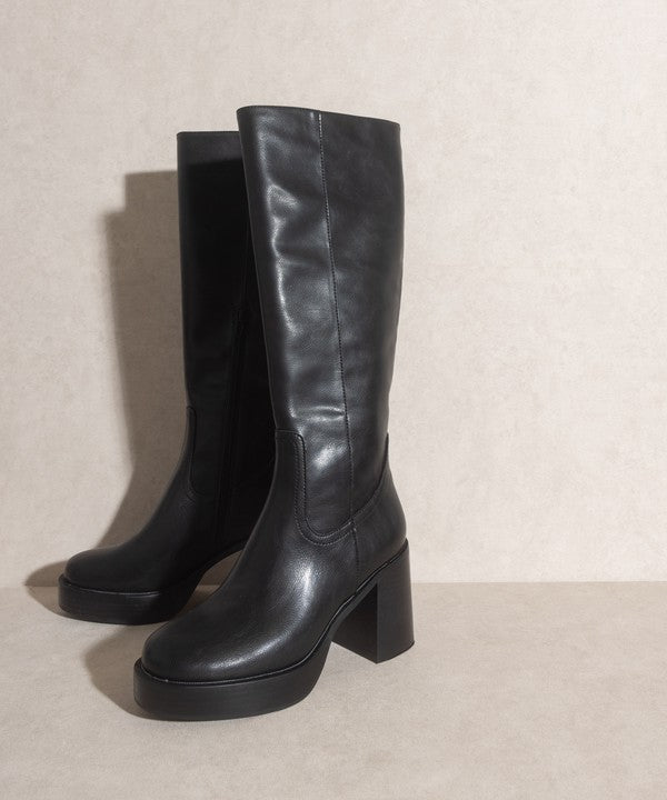 Oasis Society Juniper - Platform Knee-High Boots - Christi's Boutique