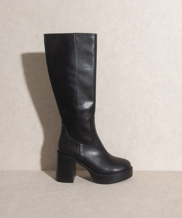 Oasis Society Juniper - Platform Knee-High Boots - Christi's Boutique
