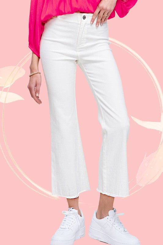 Cropped Flare Jeans - Christi's Boutique