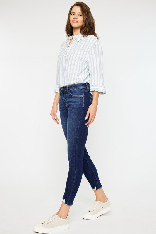 Mid RIse Ankle Skinny Jeans - Christi's Boutique