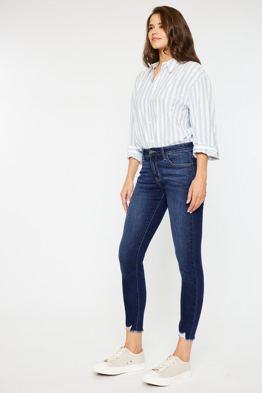 Mid RIse Ankle Skinny Jeans - Christi's Boutique