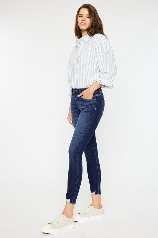 Mid RIse Ankle Skinny Jeans - Christi's Boutique