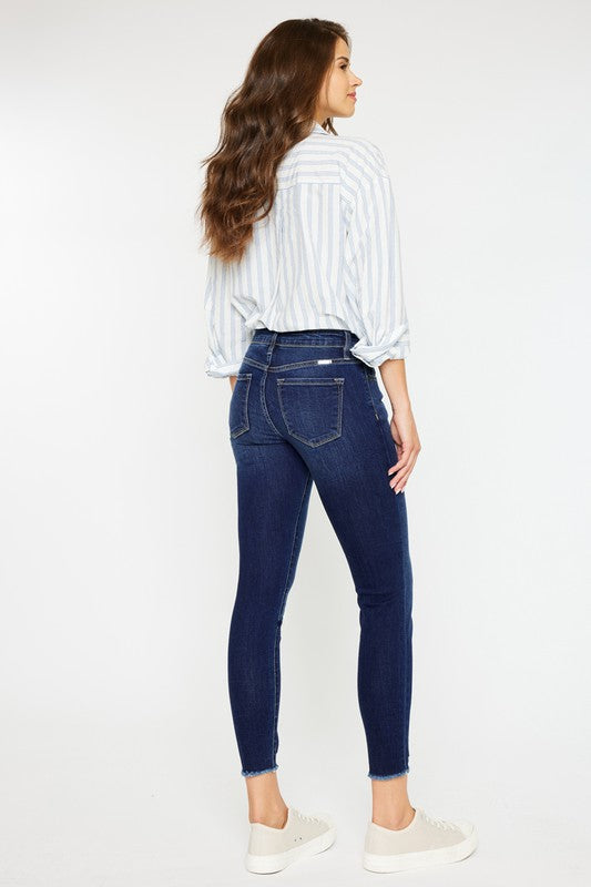 Mid RIse Ankle Skinny Jeans - Christi's Boutique