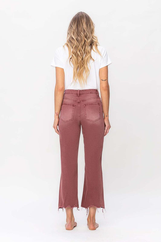 90's Vintage High Rise Crop Flare Jeans - Christi's Boutique