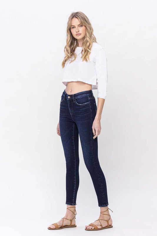 High Rise Ankle Skinny Jeans - Christi's Boutique