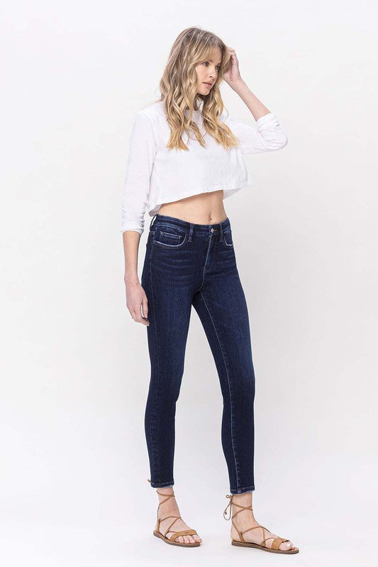 High Rise Ankle Skinny Jeans - Christi's Boutique