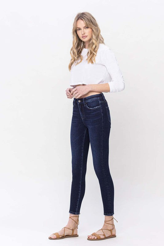 High Rise Ankle Skinny Jeans - Christi's Boutique