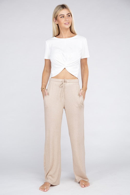 Cozy Terry Lounge Pants - Christi's Boutique