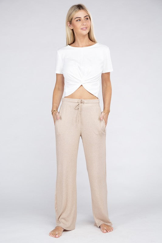 Cozy Terry Lounge Pants - Christi's Boutique