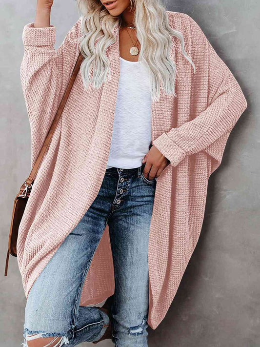 Open Front Long Sleeve Cardigan - Christi's Boutique