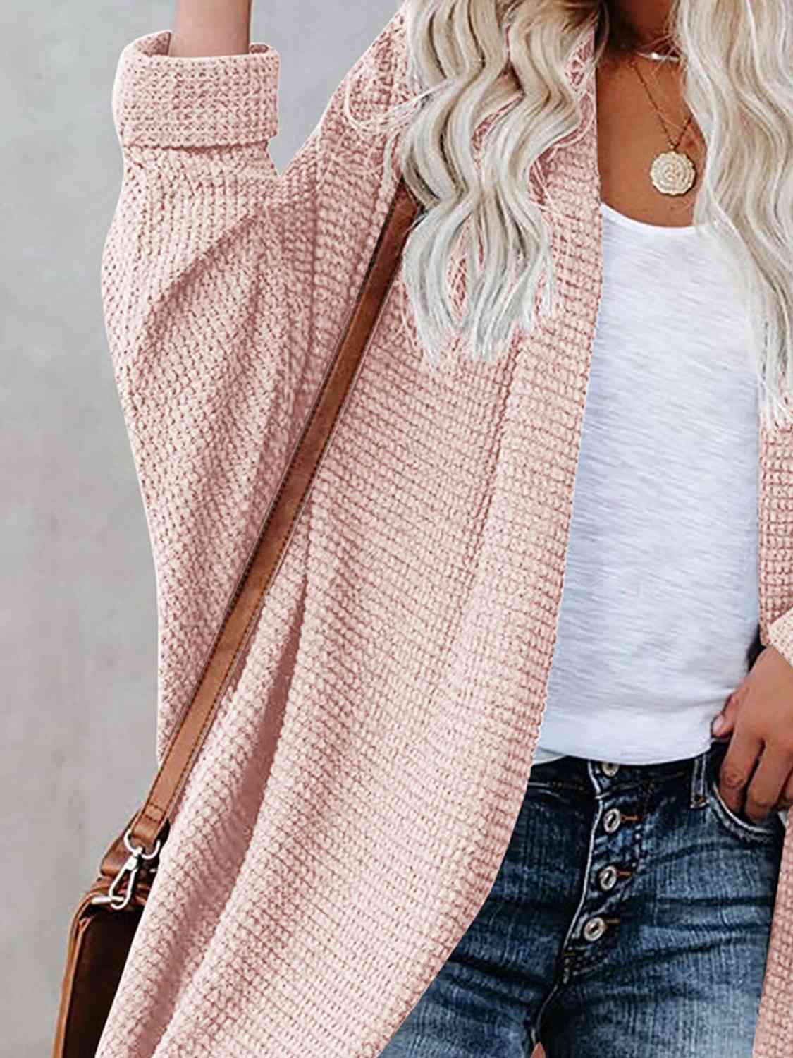 Open Front Long Sleeve Cardigan - Christi's Boutique